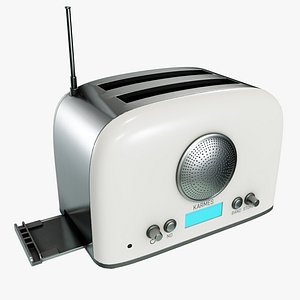 Toaster Radio 3D model