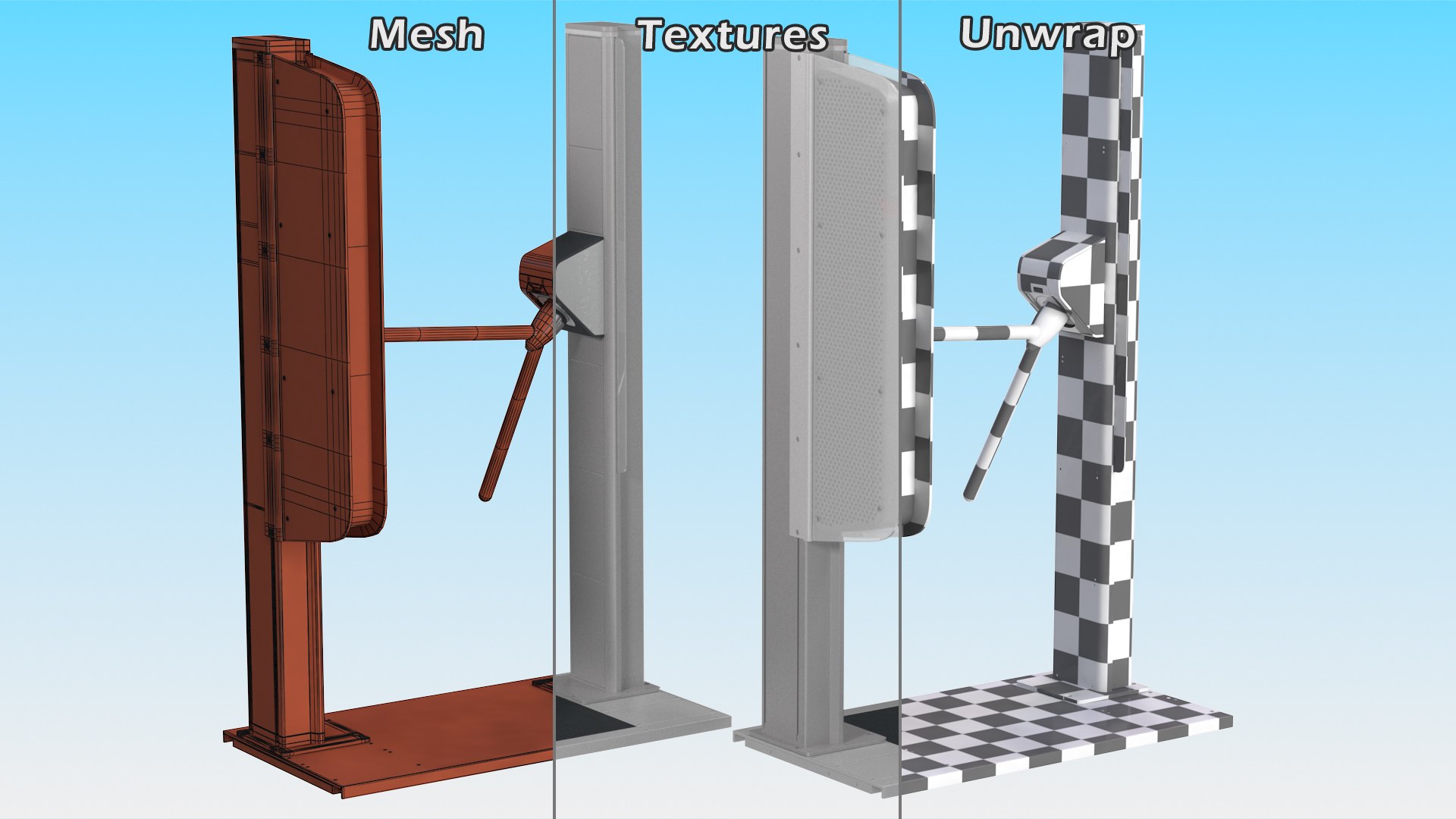 3D model Turnstiles Collection 4 https://p.turbosquid.com/ts-thumb/gR/Jc8f25/BW/turnstilescollection43dsmodel006/jpg/1646743308/1920x1080/fit_q87/eee3287b85455afcc9f7195293ad27106f353785/turnstilescollection43dsmodel006.jpg