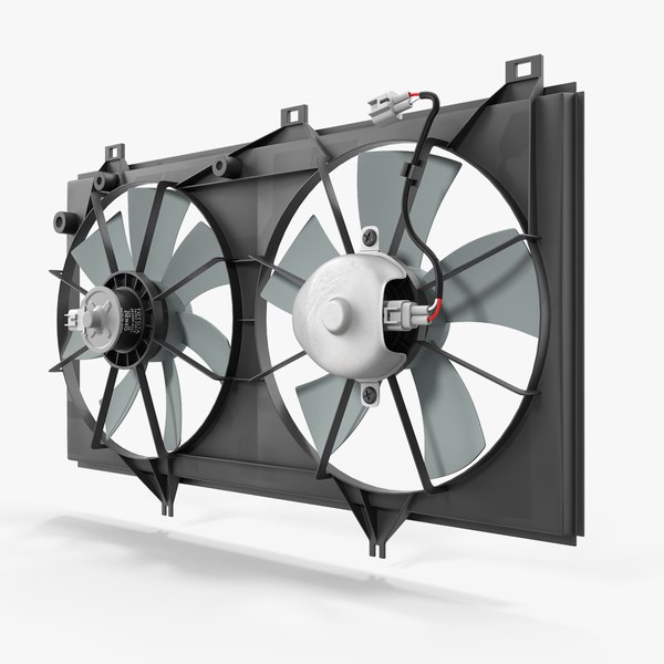 radiator fans 3D model
