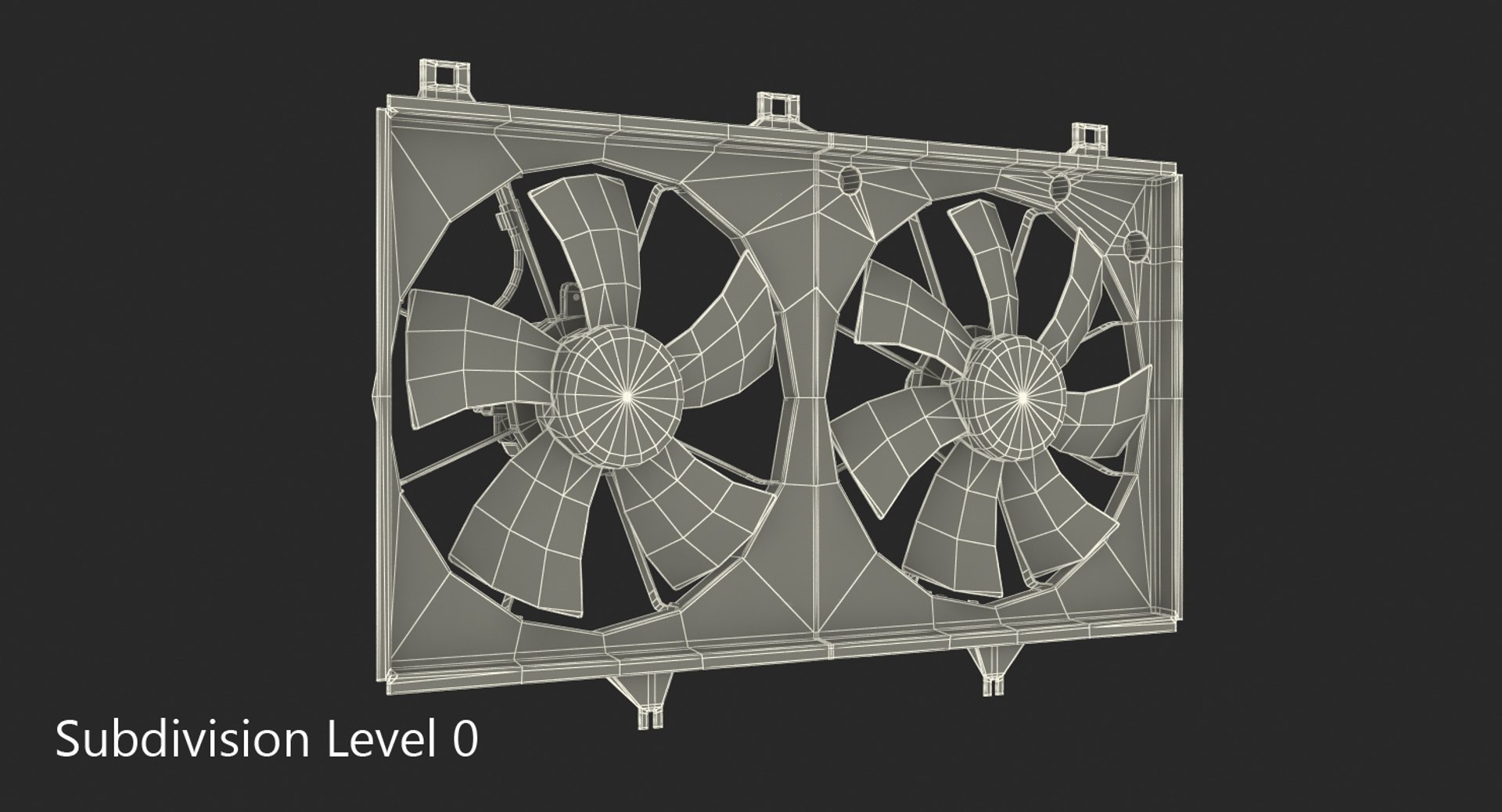 Radiator Fans 3D Model - TurboSquid 1302166