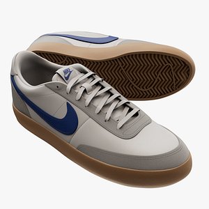 Nike Killshot 2 Shoe - Blue White 3D model