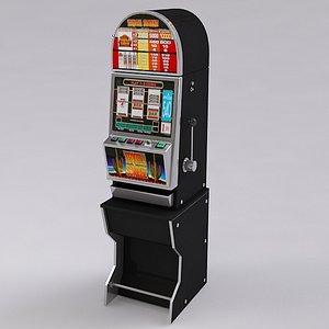slot machine 3d model