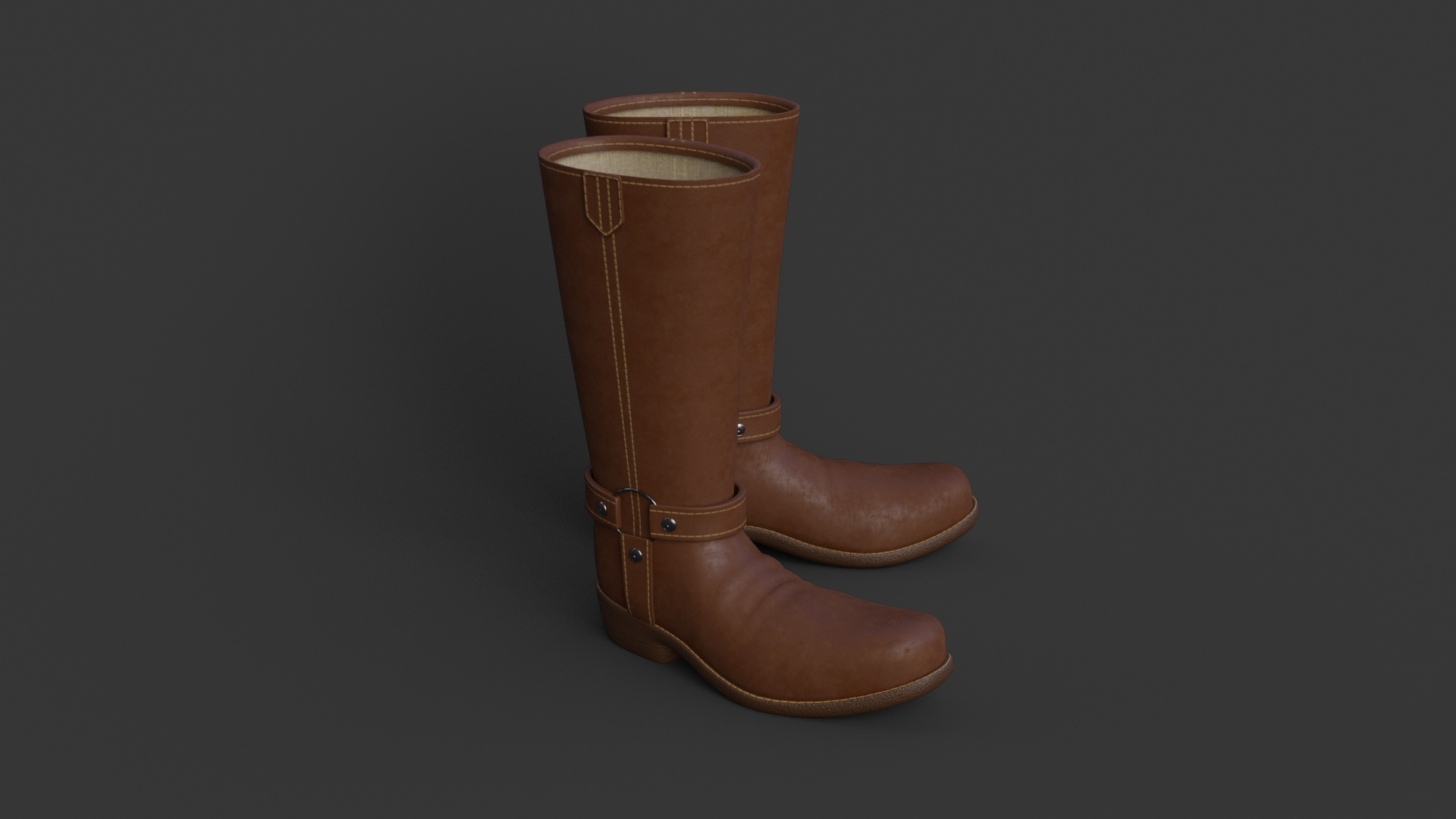 Cowboy Boots 3D Model - TurboSquid 2089063