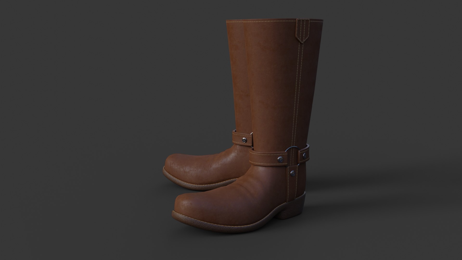 Cowboy Boots 3D Model - TurboSquid 2089063