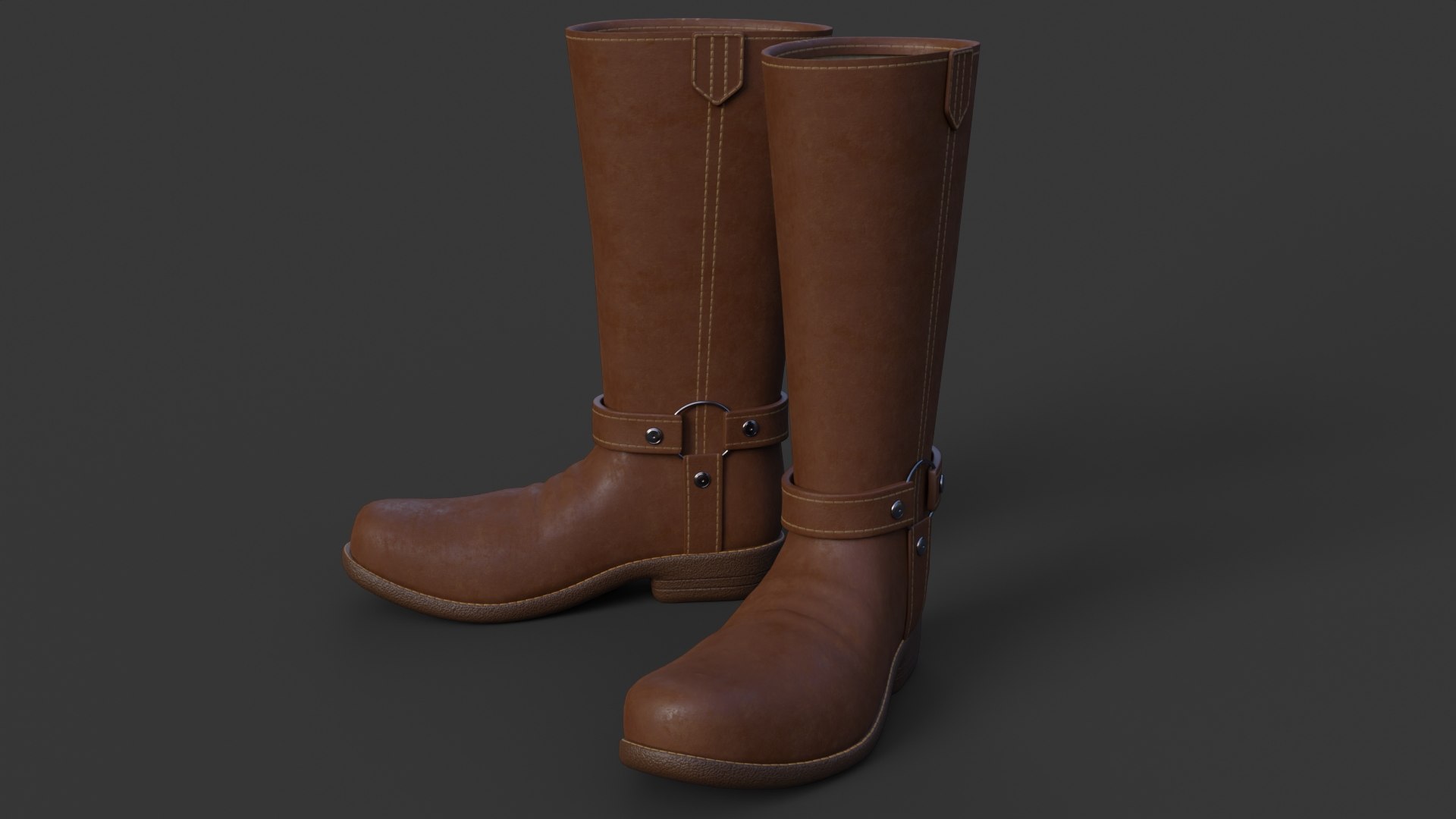 Cowboy Boots 3D Model - TurboSquid 2089063