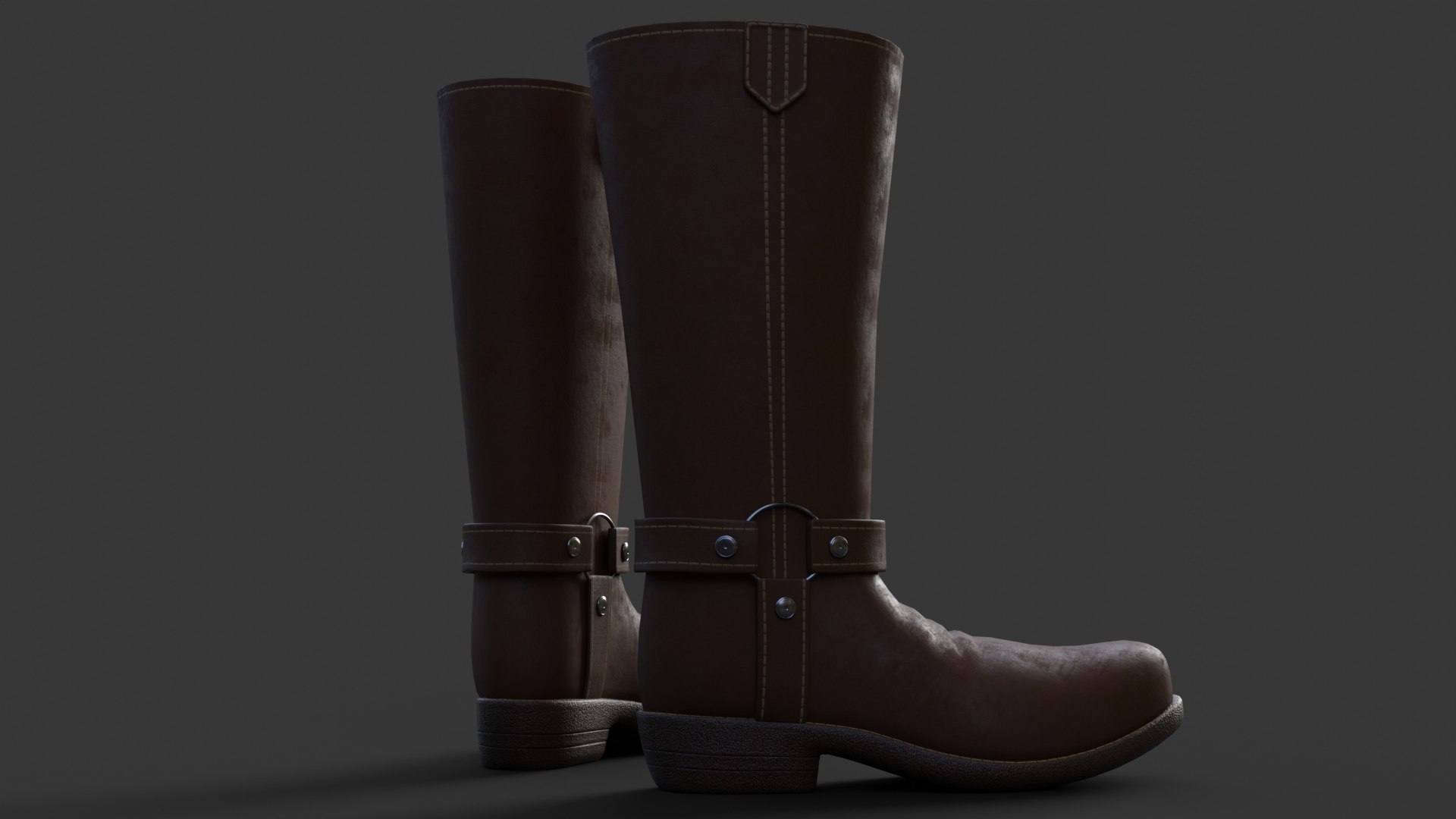 Cowboy Boots 3D Model - TurboSquid 2089063