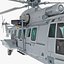 Eurocopter EC725 Caracal Tactical Transport Helicopter Rigged 6