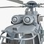 Eurocopter EC725 Caracal Tactical Transport Helicopter Rigged 6
