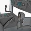 Eurocopter EC725 Caracal Tactical Transport Helicopter Rigged 6