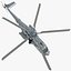 Eurocopter EC725 Caracal Tactical Transport Helicopter Rigged 6