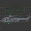 Eurocopter EC725 Caracal Tactical Transport Helicopter Rigged 6