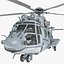 Eurocopter EC725 Caracal Tactical Transport Helicopter Rigged 6