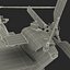 Eurocopter EC725 Caracal Tactical Transport Helicopter Rigged 6