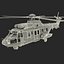 Eurocopter EC725 Caracal Tactical Transport Helicopter Rigged 6