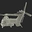 Eurocopter EC725 Caracal Tactical Transport Helicopter Rigged 6