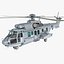 Eurocopter EC725 Caracal Tactical Transport Helicopter Rigged 6