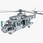 Eurocopter EC725 Caracal Tactical Transport Helicopter Rigged 6