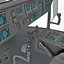 Eurocopter EC725 Caracal Tactical Transport Helicopter Rigged 6