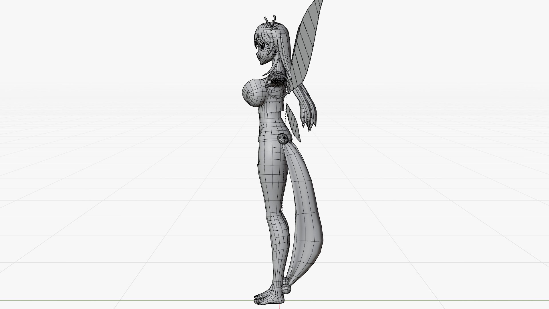 kisaragi - kyuukyoku shinka shita full dive rpg Modelo 3D in