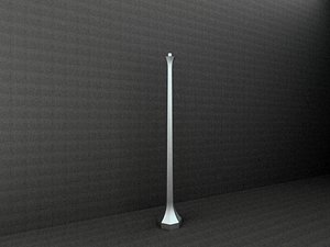 antique street lamp 3d max