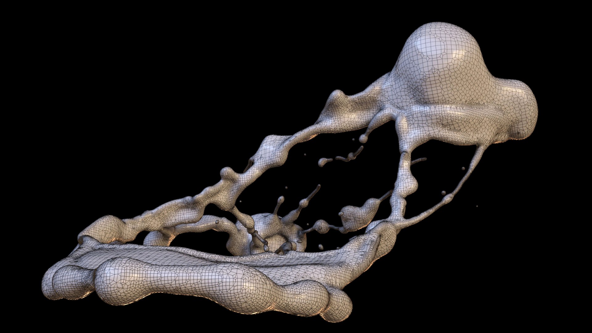 Crazy Splash Model - TurboSquid 2201317