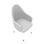 Der moderne Café-Sessel Low-Poly 3D-Modell