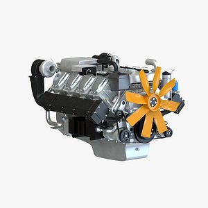 Truck V8 Diesel Engine