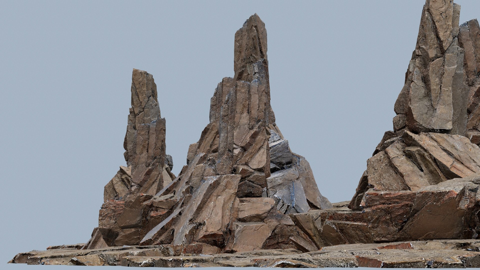 Cliff Rocks 3D Model - TurboSquid 2208377