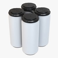Standard Can 473ml 16oz Clip Pak Carrier Handle Quadpak