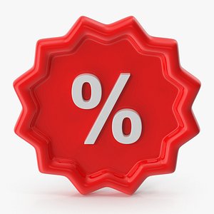 3D Discount Icon