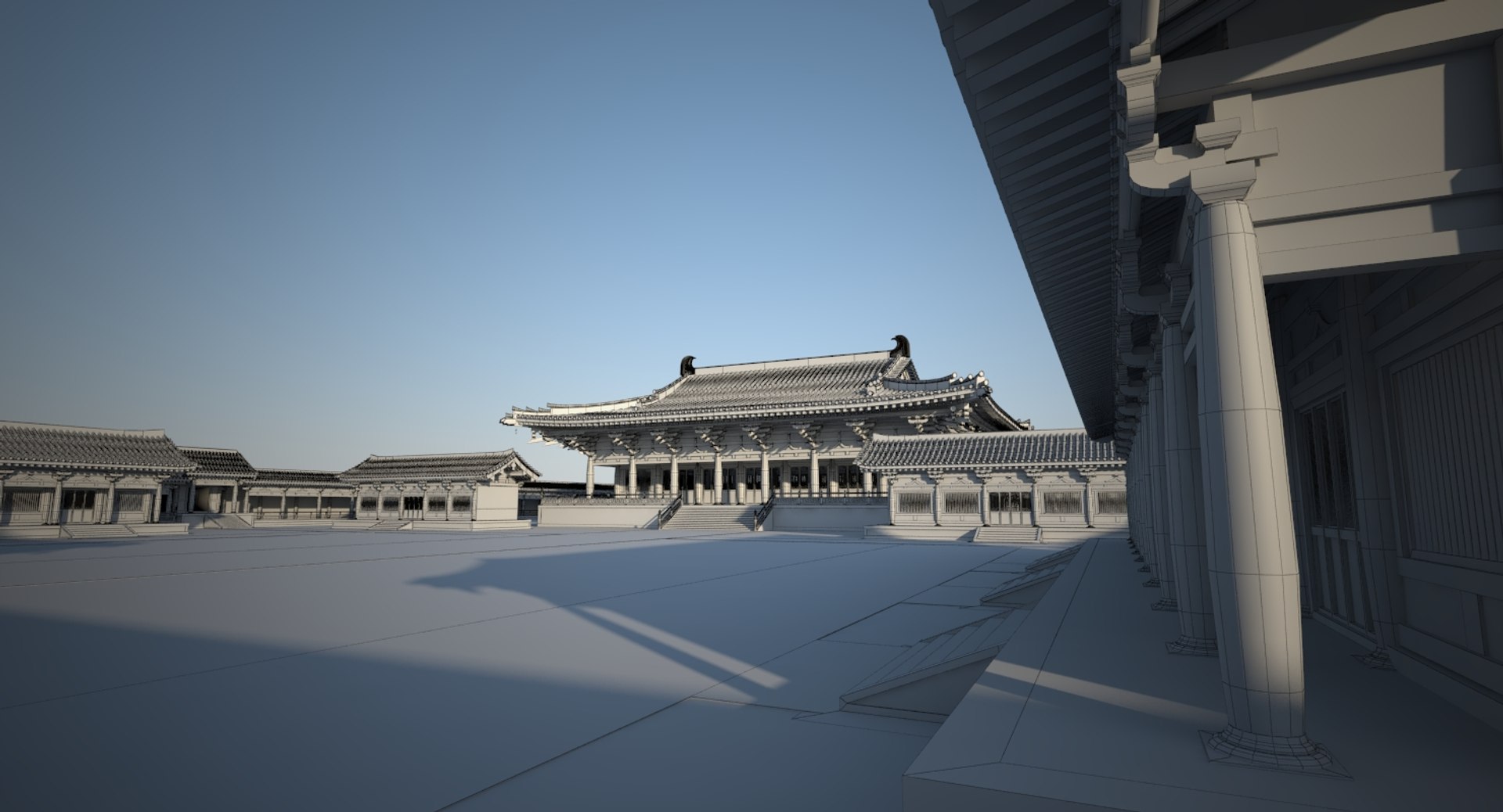 Chinese Architectural Ancient 3d Model