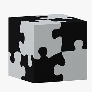 Puzzle cube 3D model