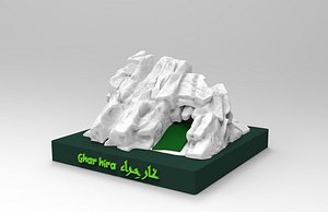 3D Design of Hira Cave 3D model