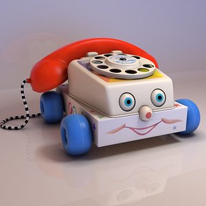 toy chatter phone 3d obj