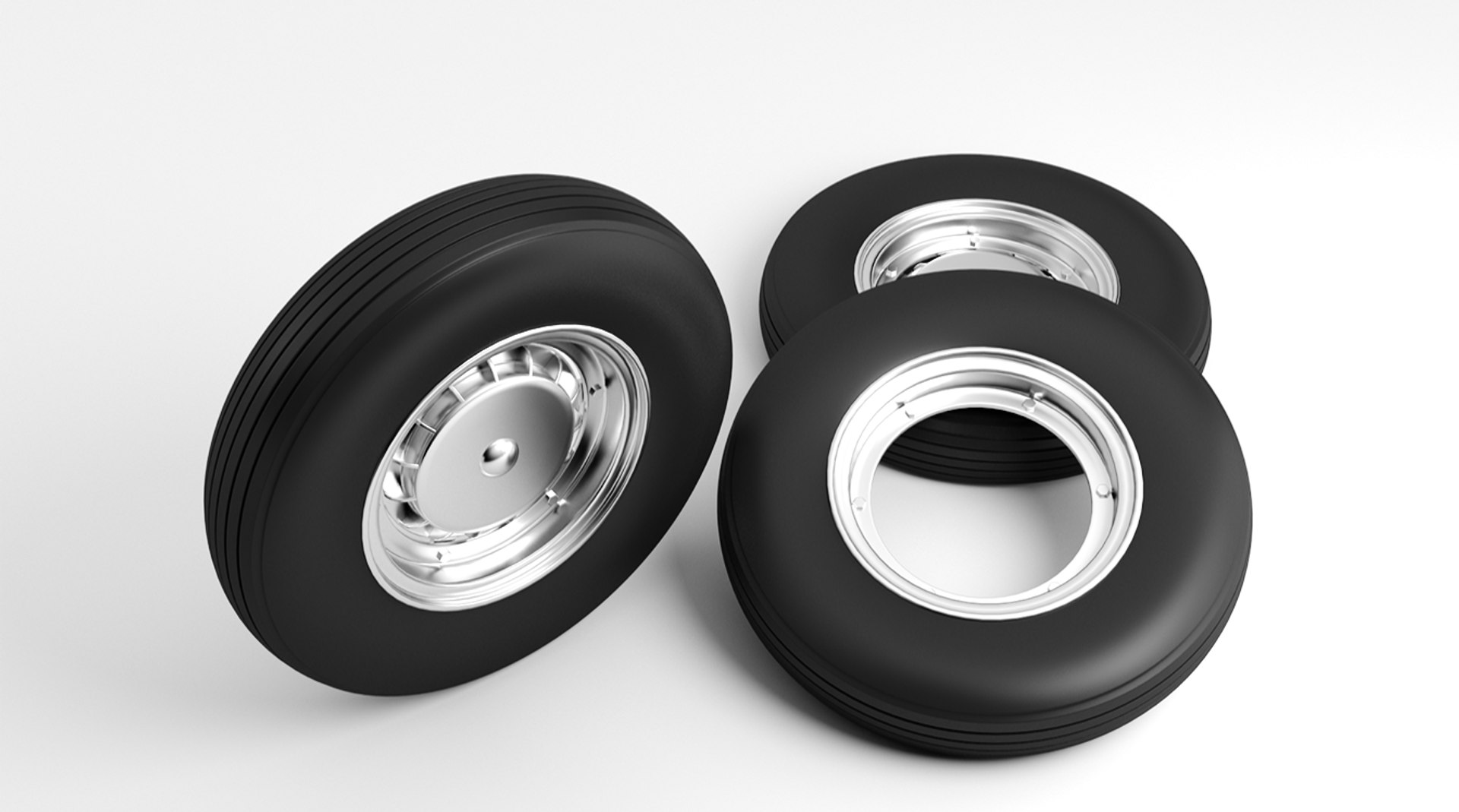 Scooter Wheel Tire Rim 3d Model Model - TurboSquid 2210234