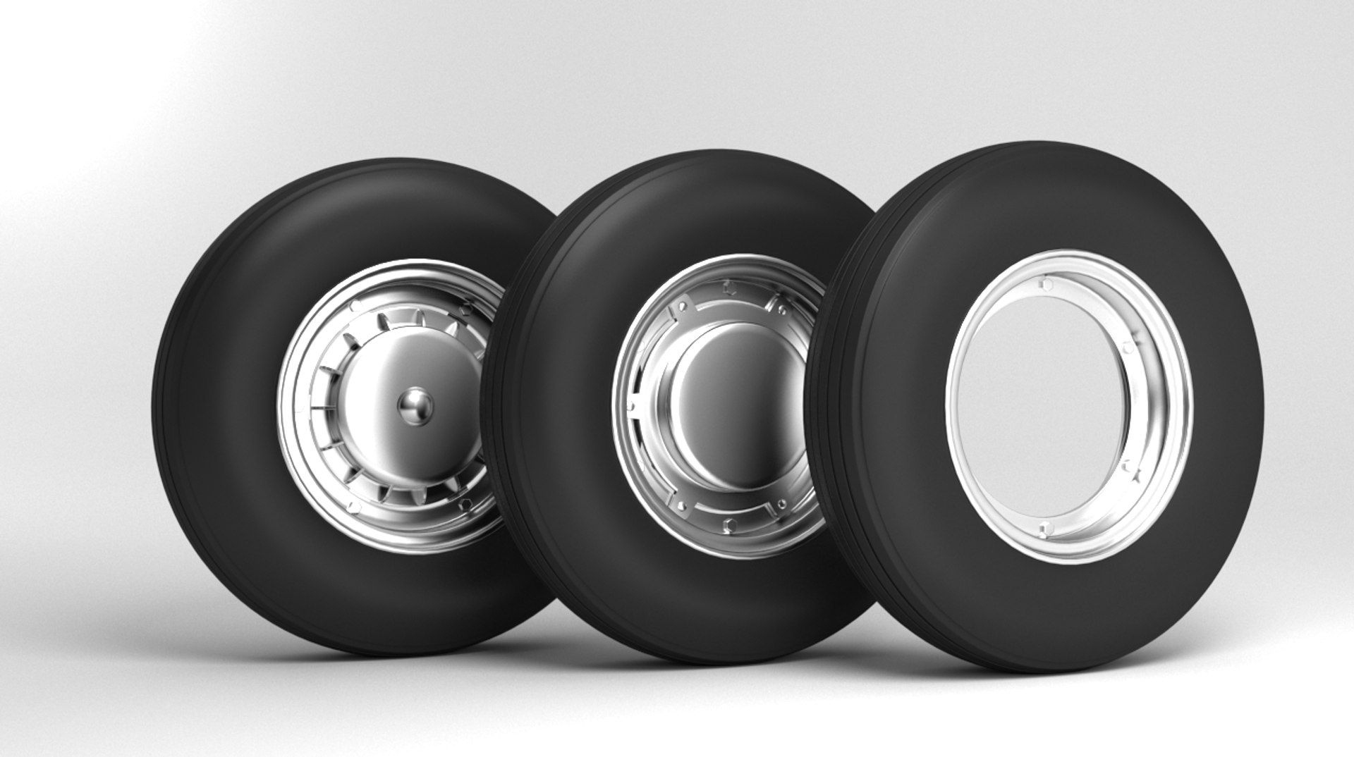 Scooter Wheel Tire Rim 3d Model Model - TurboSquid 2210234