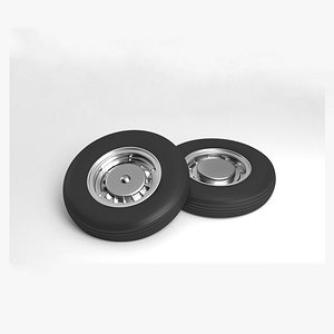 Scooter Wheel Tire Rim 3d Model model