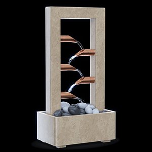 3D Decorative Fountain For Home and Garden model
