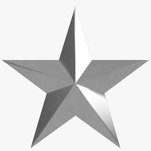 3D Army star insignia