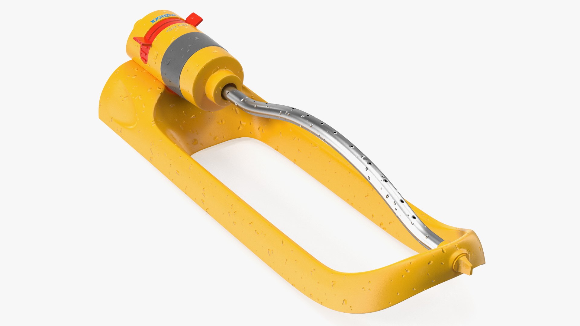3D Hozelock Rectangular Sprinkler Plus Yellow - TurboSquid 1876029