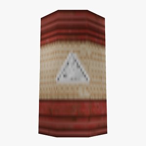 PS1 Barrel 3D model