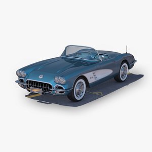 3D Chevrolet Corvette C1