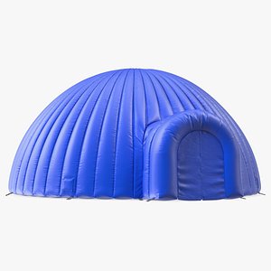3D Igloo Inflatable Party Tent Blue model