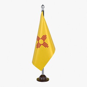 USA States new mexico Flag Stand model