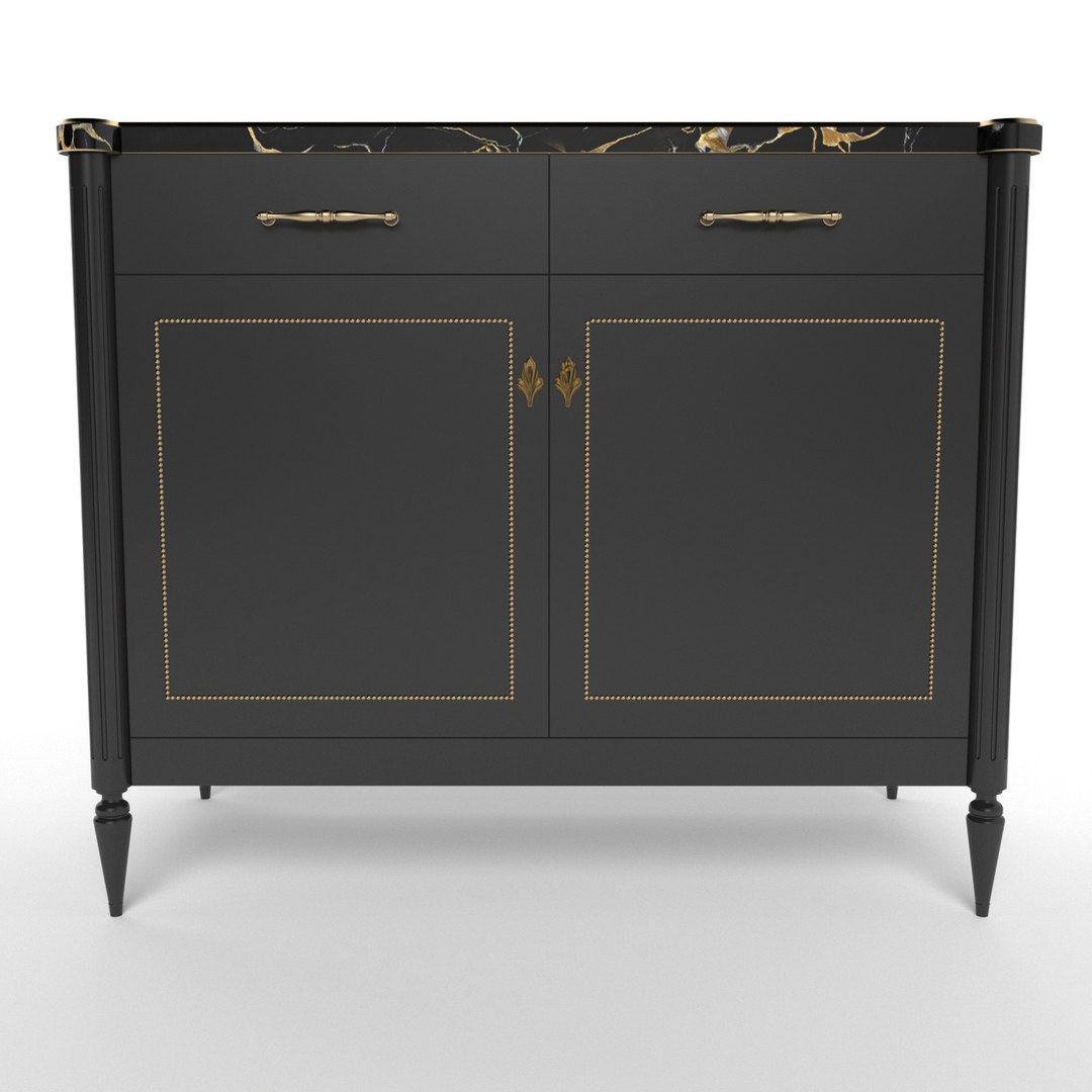 French table ormolu model - TurboSquid 1153705
