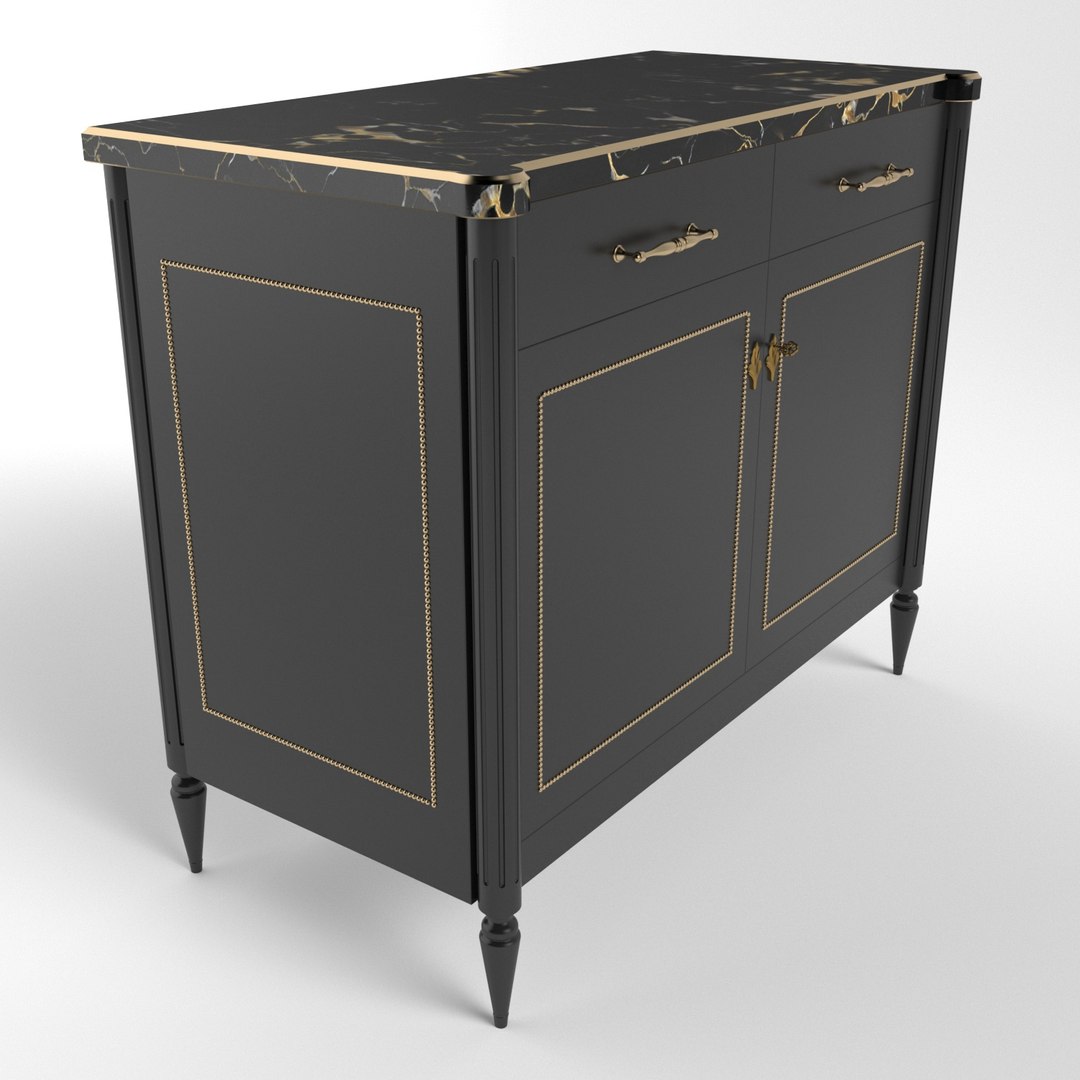 French table ormolu model - TurboSquid 1153705