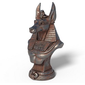 Anubis God bust