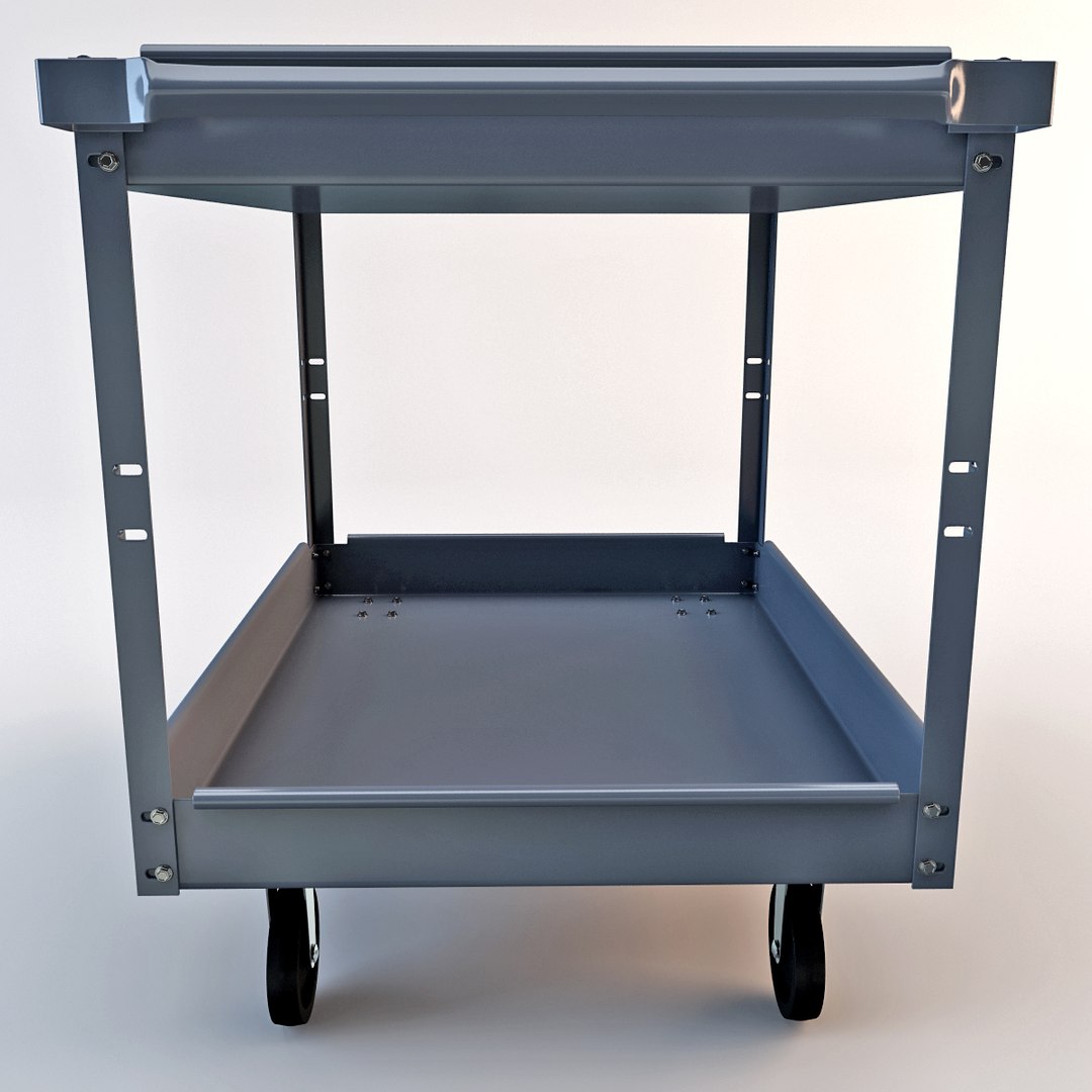 Service Cart 3d Model