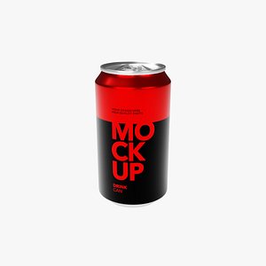 Soda Can 355ml - Red 3D model