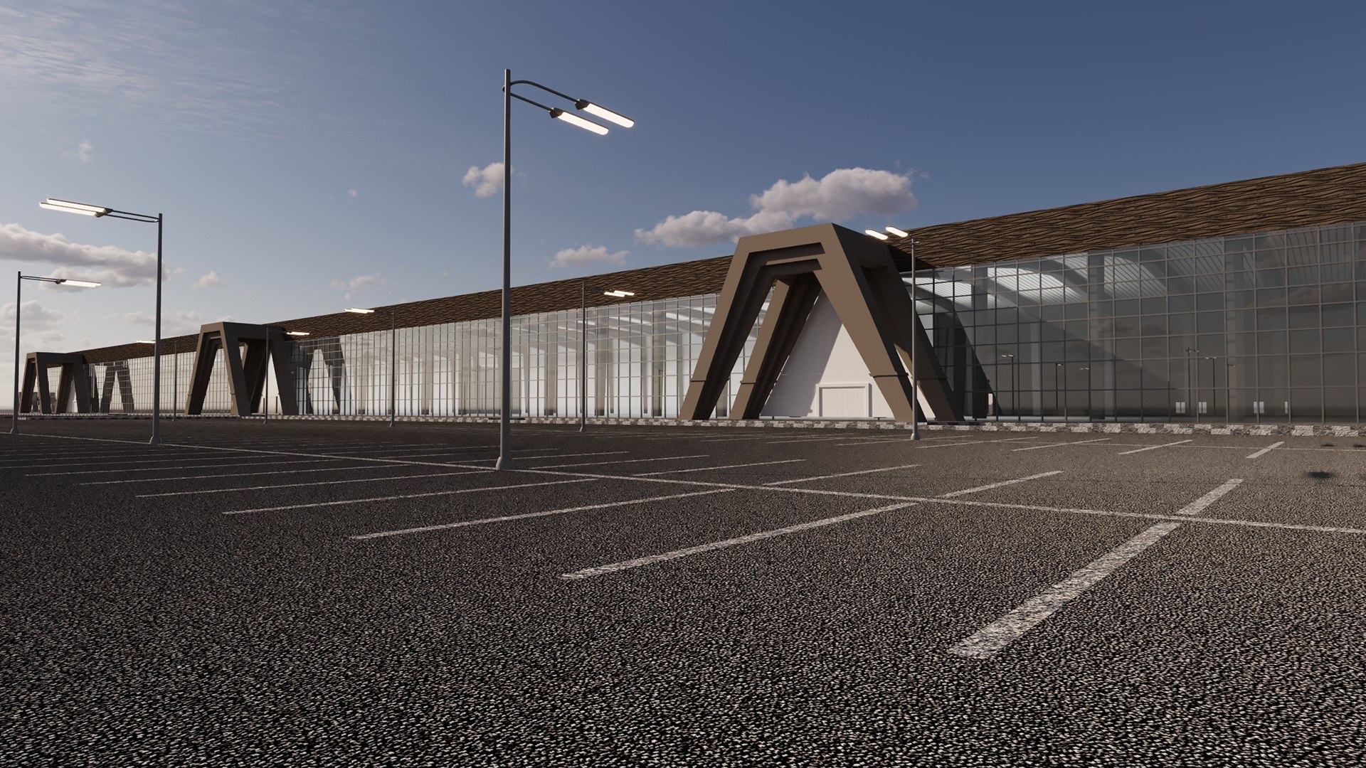 3D The Riyadh Exhibition And Convention Center Malham Front Exhibition ...